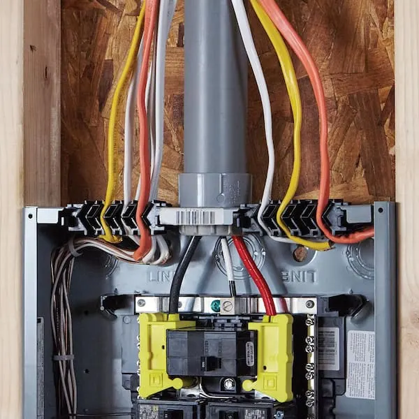 200A panel install photo
