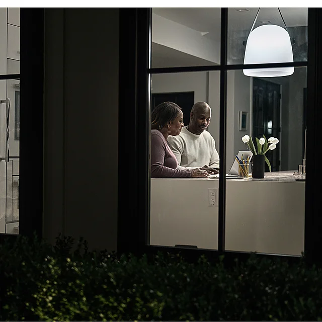 Tesla Powerwall at night